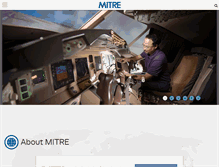 Tablet Screenshot of mitre.org