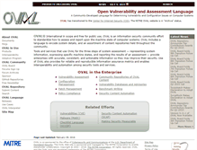 Tablet Screenshot of oval.mitre.org