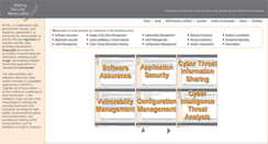 Desktop Screenshot of makingsecuritymeasurable.mitre.org