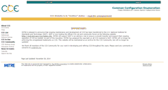 Desktop Screenshot of cce.mitre.org